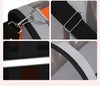 Size L Black and Red Foldable Pet Carrier Bag - Lightweight, Breathable, and Spacious for All Seasons