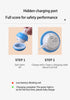 Orange 2-pcs Interactive Dog Toy - Self-Moving Ball with Rope, Boredom Buster (With Bird Calls)