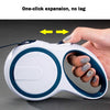 Blue 5M Pet Leash Retractable - Tangle-Free, Extendable Pet Leash for Walking