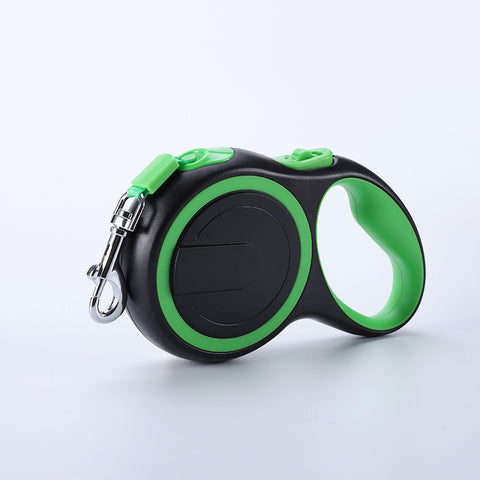 Dark Green 3M Pet Leash Retractable - Tangle-Free, Extendable Pet Leash for Walking