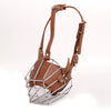 Brown Metal Basket Dog Muzzle - Anti-Bite & Anti-Barking - XL
