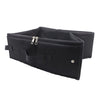 Black Portable Foldable Cat Litter Box - Waterproof Travel Litter Pan for Cats