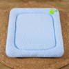 Blue Breathable Cooling Pet Mat - Ice Bean Summer Bed for Small Dogs (S : 35x47cm)