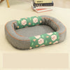 Size M Grey Cozy Pet Bed for Small Dogs and Cats - Durable & Chew-Resistant Nest for All Seasons