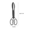 2 Pcs Black Pet Poop Scooper with Long Handle - Durable Plastic Waste Picker for Dogs and Cats