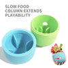 2 Pcs White And Green Interactive Pet Treat Dispensing Ball - Food-Grade Silicone Rolling Toy for Dogs with 1.5 cm Leakage Hole