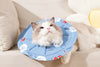 2 Pcs Size L Blue Comfortable Pet Recovery Collar | Waterproof Anti-Lick Collar for Cats & Dogs