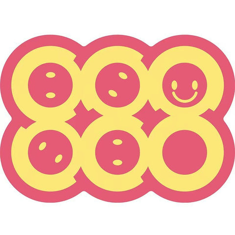 Style 2 Pink And Yellow Absorbent Diatomaceous Earth Pet Feeding Mat - Non-Slip & Quick Dry Placemat (50x80cm)