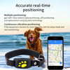 Pink Real-Time Pet GPS Tracker Locator - Magnetic Charging, Multi-Mode Positioning for Dogs & Cats