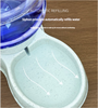Grey Automatic Pet Feeder and Drinker Combo for Cats and Small Dogs - 2 in 1 Detachable Design