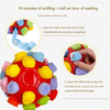 Rubber Snuffle Ball for Pets,Interactive Hollow Treat-Hiding Toy for Dogs and Cats(Pink)