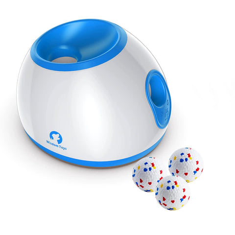 Automatic Dog Ball Launcher with Adjustable Distance - balls not included(blue)