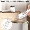 Rechargeable Electric Lint Remover with LED Display - 3 Speed Levels, USB-C Charging, 2600mAh Battery(white)