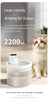 Blue Wireless Automatic Pet Water Fountain - 2.2L Motion Sensor Dispenser