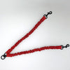 Red Pet Double-Ended Rope + 1.5M Leash - Easy to walk two dogs, tangle-free design