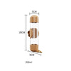 Brown Automatic Bird Water Feeder Bottle (200ml) - Leakproof No-Drip Dispenser for Parrots