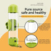 Brown Automatic Bird Water Feeder Bottle (200ml) - Leakproof No-Drip Dispenser for Parrots