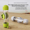 Brown Automatic Bird Water Feeder Bottle (200ml) - Leakproof No-Drip Dispenser for Parrots