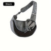 Black Portable Oxford Fabric Pet Carrier for Cats and Puppies (Size L)