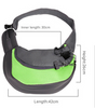 Black Portable Oxford Fabric Pet Carrier for Cats and Puppies (Size L)