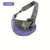 Purple Portable Oxford Fabric Pet Carrier for Cats and Puppies (Size L)