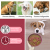 Red Silicone Planet Slow Feeder Dog Bowl - 2-in-1 Anti-Choke Lick Mat for Healthy Eating & Fun