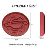 Dark Red Silicone Planet Slow Feeder Dog Bowl - 2-in-1 Anti-Choke Lick Mat for Healthy Eating & Fun