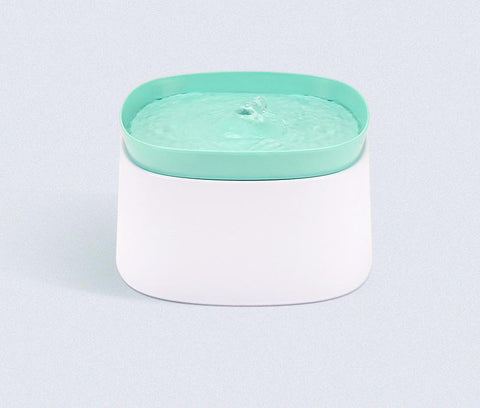 Automatic Pet Water Fountain - USB Powered, Multi-Stage Filtration, Ultra-Quiet, 2L Capacity(Green)