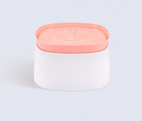 Automatic Pet Water Fountain - USB Powered, Multi-Stage Filtration, Ultra-Quiet, 2L Capacity(Pink)