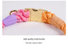 Handmade Gradient Rope Dog Collar & Leash Set - Colorful Braided Cotton (Light green - Size M)