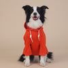 Orange Classic Dog Sweatshirt with Hood & Drawstrings - For Large Dogs (Size : 4XL)